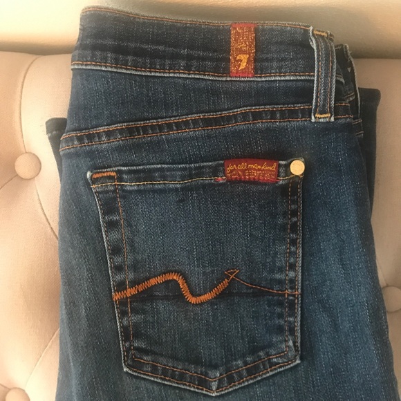 ❗️SOLD❗️7 for all Mankind Bootcut Jeans 30 - Picture 6 of 6